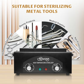 AOWOSA open chamber with stainless-steel tray showing organized tool placement and fast heating