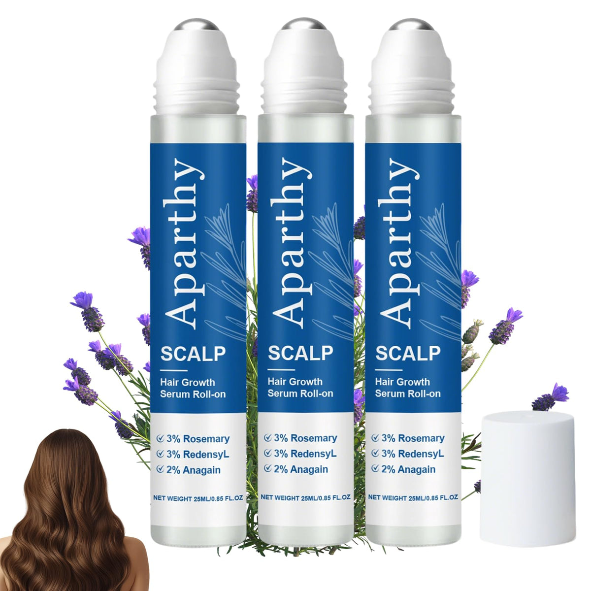 Aparthy front packaging showing roll-on bottles and product name for clear identification