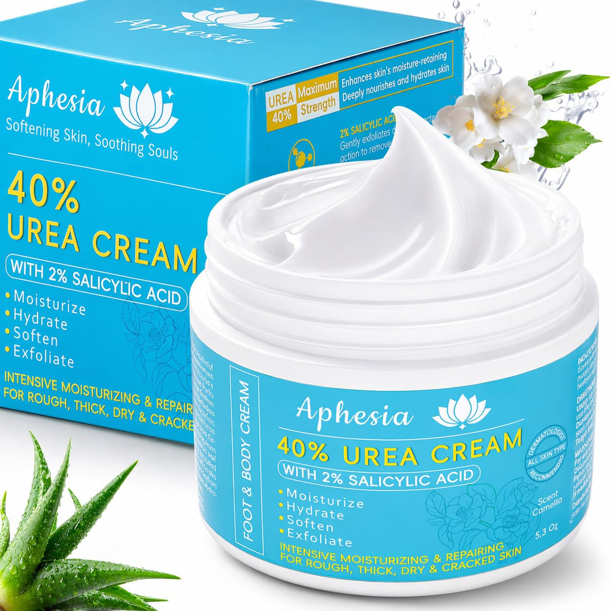 Aphesia front packaging showing product and strength benefit