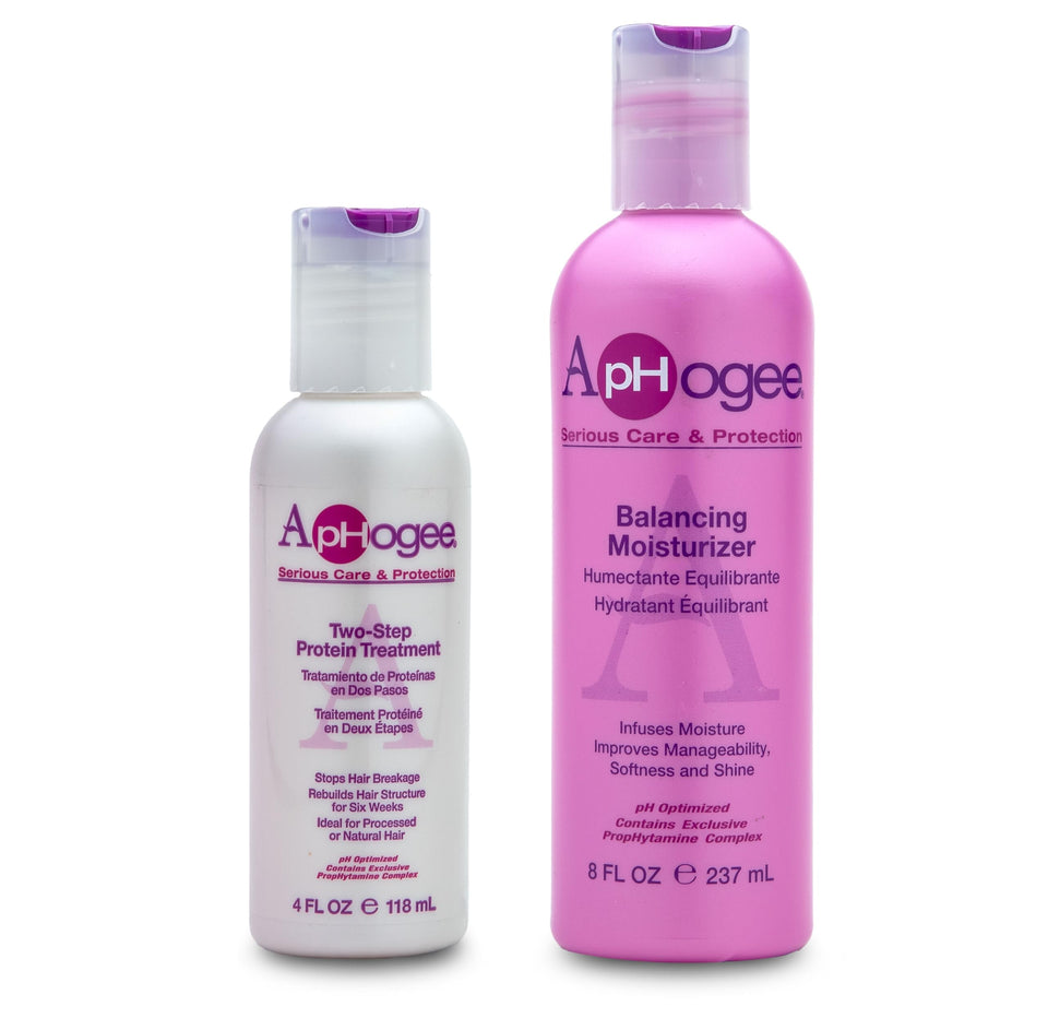 Aphogee front packaging showing the double bundle and professional care benefit
