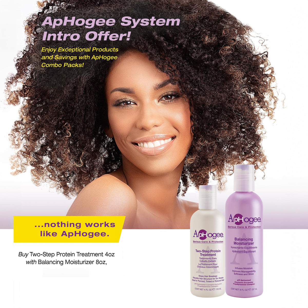 Aphogee protein treatment texture in open jar highlighting concentrated formula