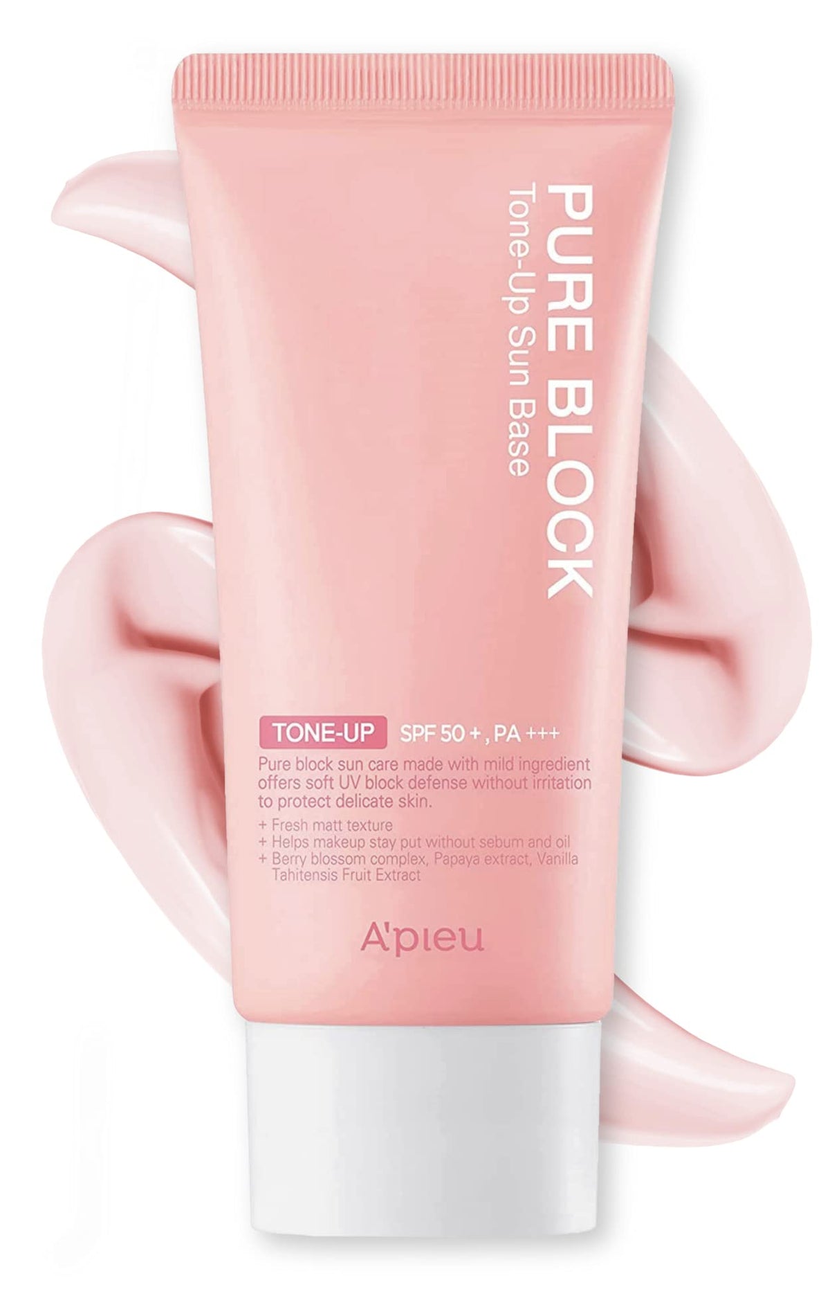 A'PIEU front packaging tube showing branding and 50ml volume for easy identification and shelf appeal
