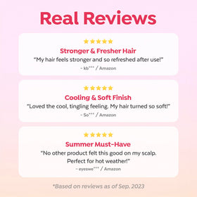 A'PIEU on model hair showing frizz control and smooth shiny finish benefit