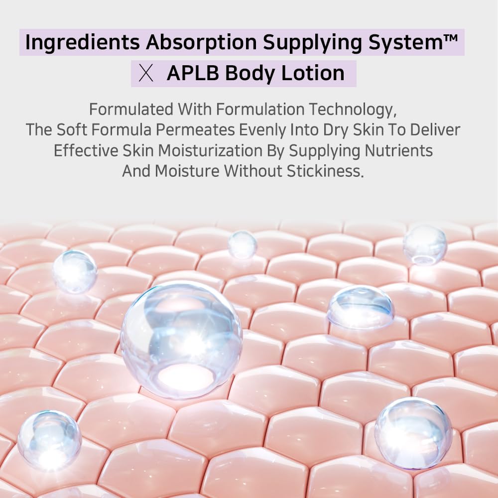 APLB application on arm illustrating quick absorption and lasting hydration