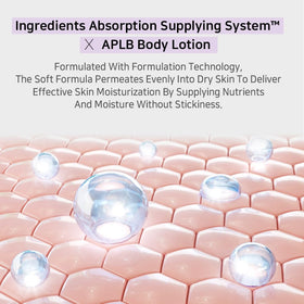 APLB application on arm illustrating quick absorption and lasting hydration