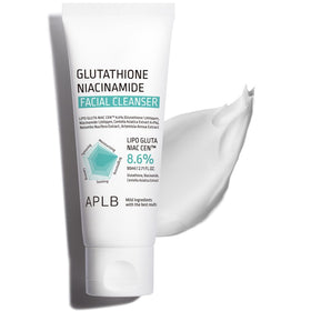 APLB front packaging of LIPO GLUTA NIAC CEN cleanser showing product name and size for clear identification