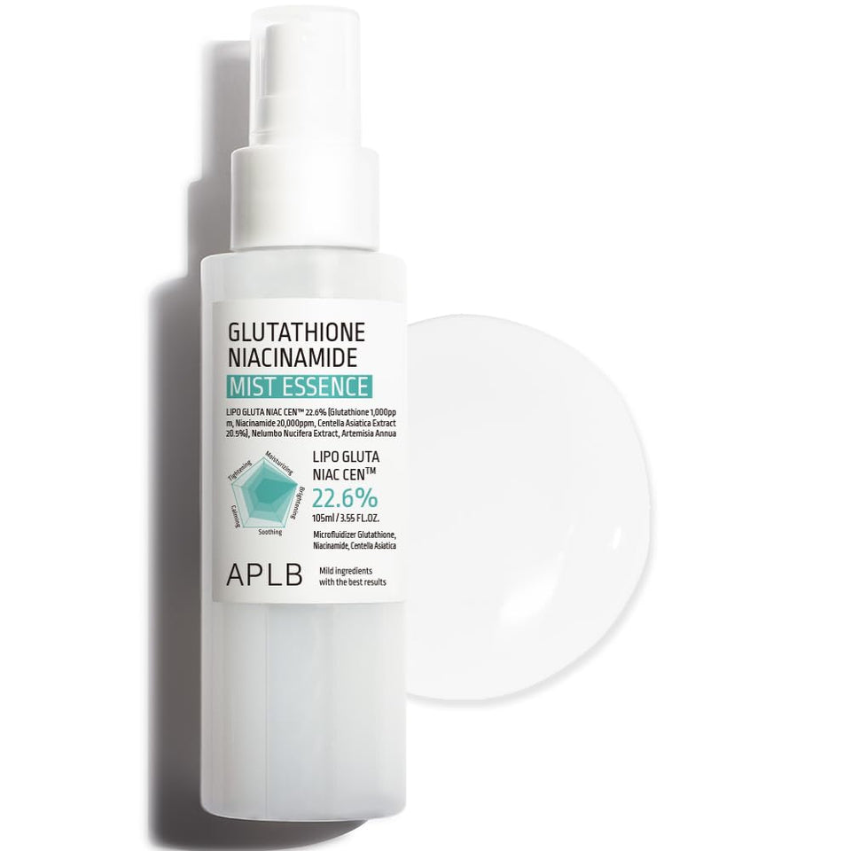 APLB front bottle showing mist essence and portability benefit