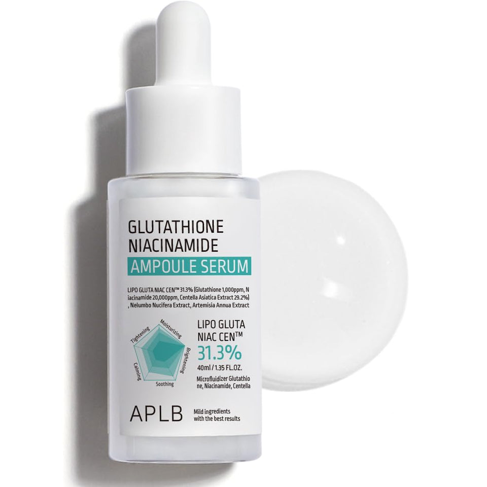 APLB front bottle of LIPO GLUTA NIAC CEN showing packaging and product benefit