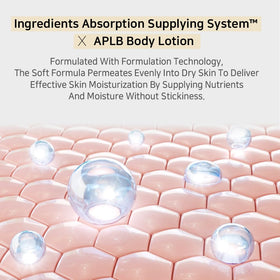 APLB lotion applied to forearm, illustrates smoother hydrated skin outcome
