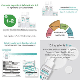 APLB serum absorbing on cheek showing non-greasy finish and improved texture