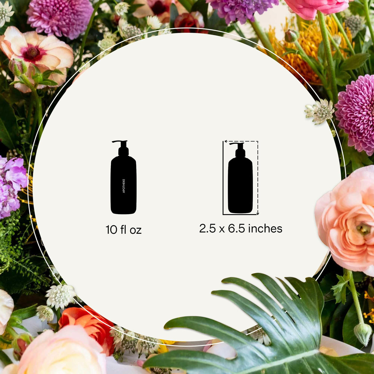 APOTHEKE Canvas pump dispensing a creamy dose demonstrating easy, mess-free use