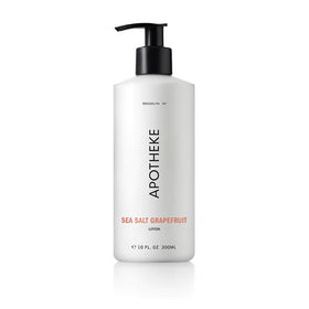 APOTHEKE front packaging showing bottle and bright grapefruit scent, elegant gifting benefit