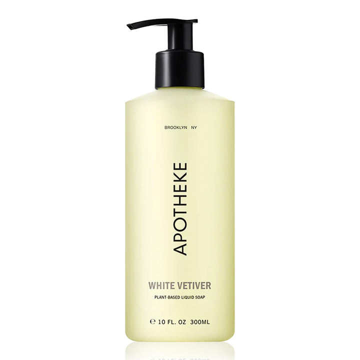 APOTHEKE front bottle view showing elegant packaging and immediate aesthetic benefit