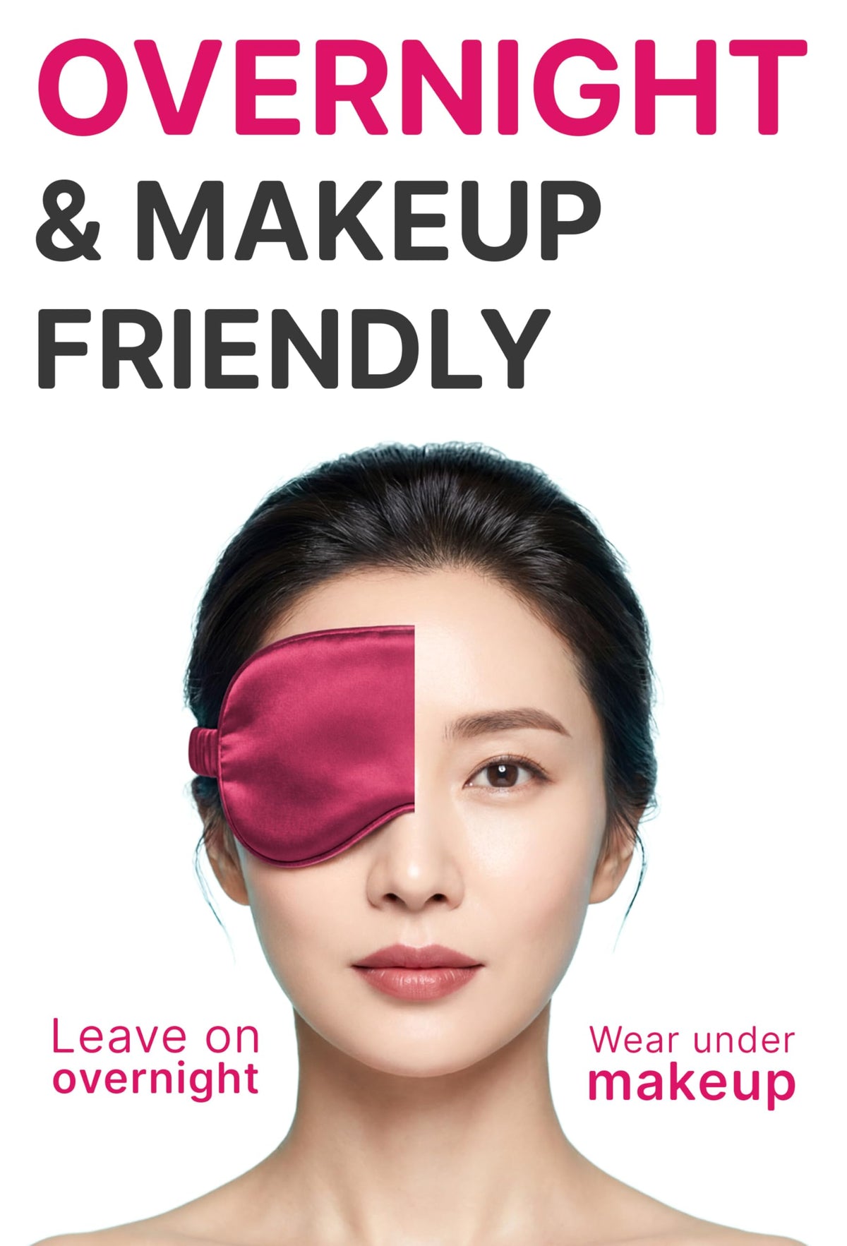 Apparent before and after illustration showing improved skin texture