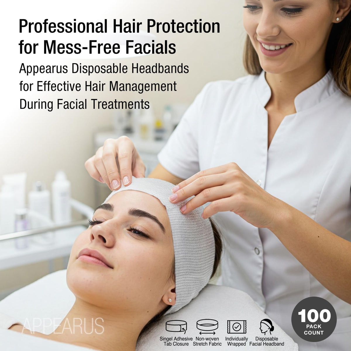 APPEARUS close-up fabric texture highlighting stretch and snag-free benefit