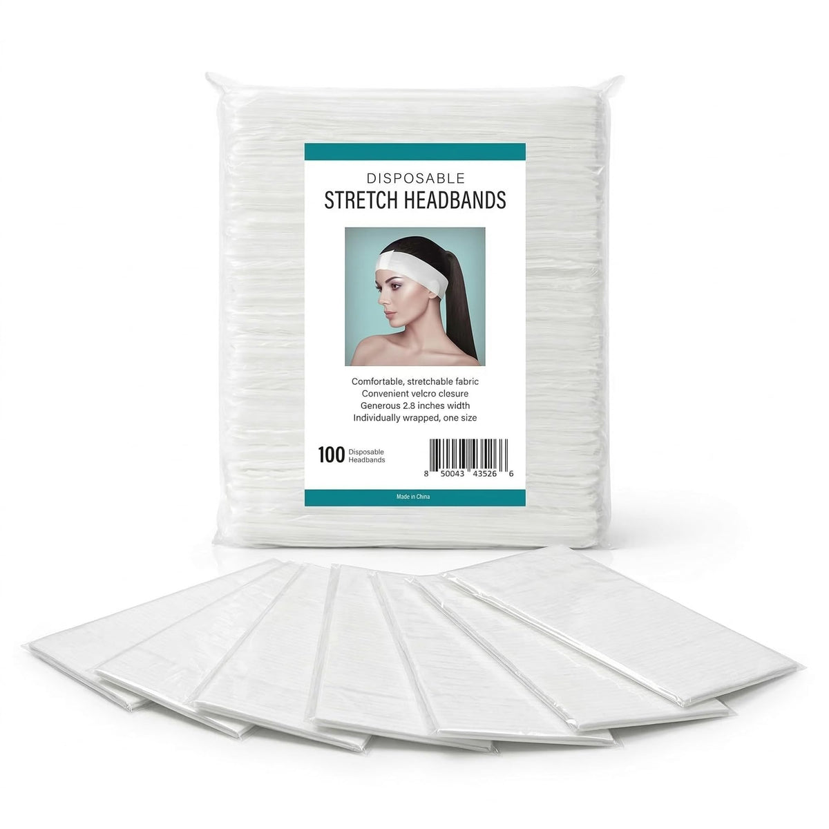 APPEARUS used headband disposal showing hygienic single-use workflow benefit