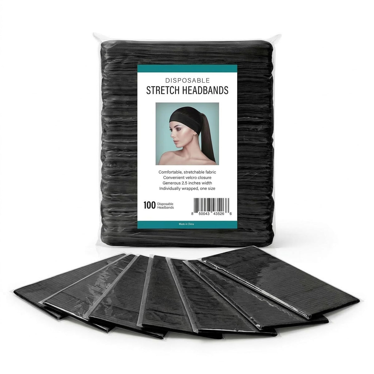 APPEARUS headband in spa setting showing professional, tidy client presentation