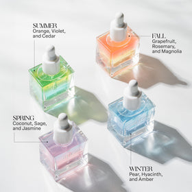 APRÉS serum beside manicure tools in spa setting, conveying salon-quality finish