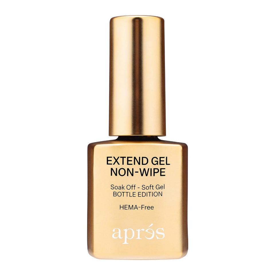 APRÉS bottle front view showing label and 15ml size, professional appeal