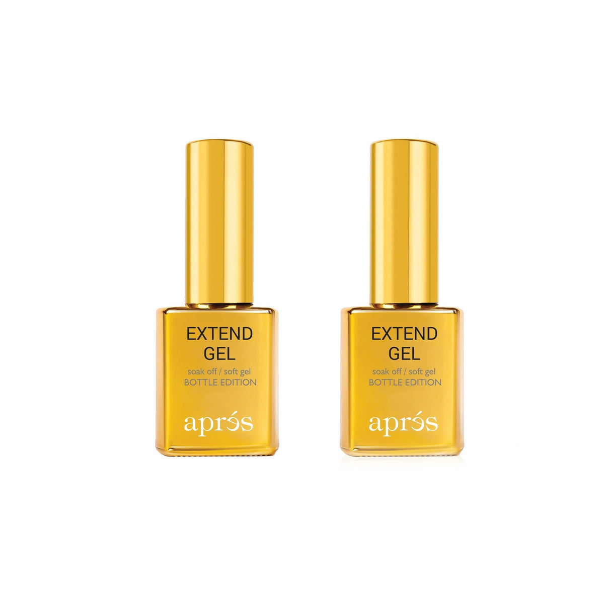 APRÉS front gold bottle showing product and applicator benefits
