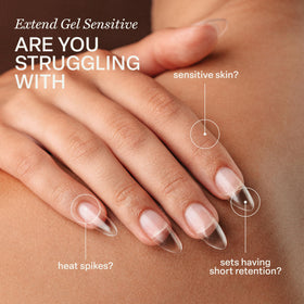 APRÉS label close-up highlighting ingredient claims and sensitive formula benefit