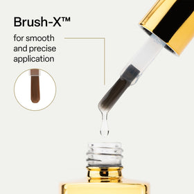 APRÉS Extend Gel texture on brush showing smooth flow and easy application