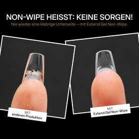 APRÉS gel texture bead on brush highlighting medium viscosity and smoothness