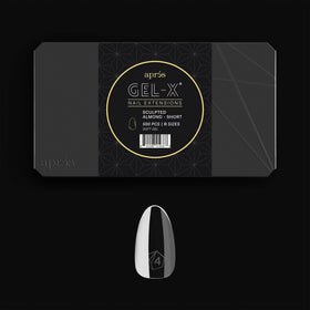 APRÉS front packaging showing 500-piece Gel-X box and included sizes, clear inventory benefit