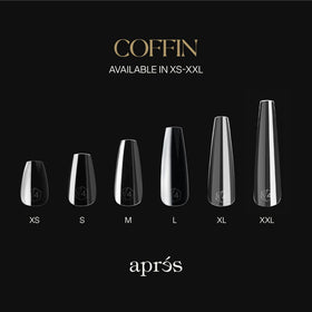 APRÉS thick free edge close-up highlighting increased strength and durability