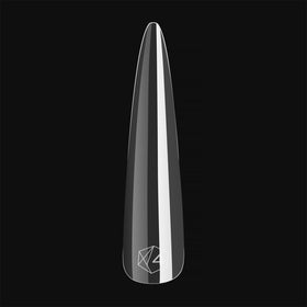 APRÉS tip next to ruler showing extra-extra-long scale for dramatic nails