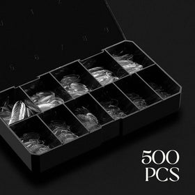 APRÉS layout image displaying all 11 sizes 00 to 9 for precise size selection