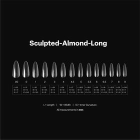 APRÉS clear size chart layout with half-size options for faster fit