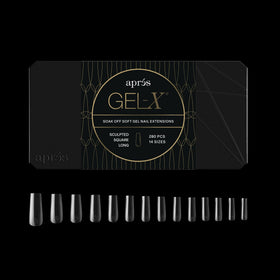 APRÉS front packaging showing 280 Gel-X tips and box benefits