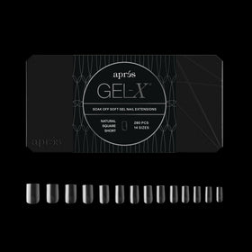 APRÉS front packaging showing 280 Gel-X tips and branding for quick identification