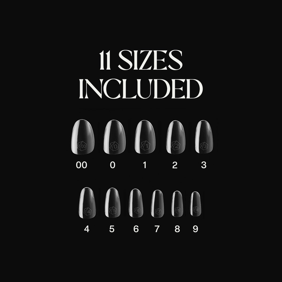 APRÉS close-up of Gel-X tip curvature showing consistent shape for easier application