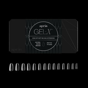 APRÉS front packaging showing 280 Gel-X tips for quick restocking