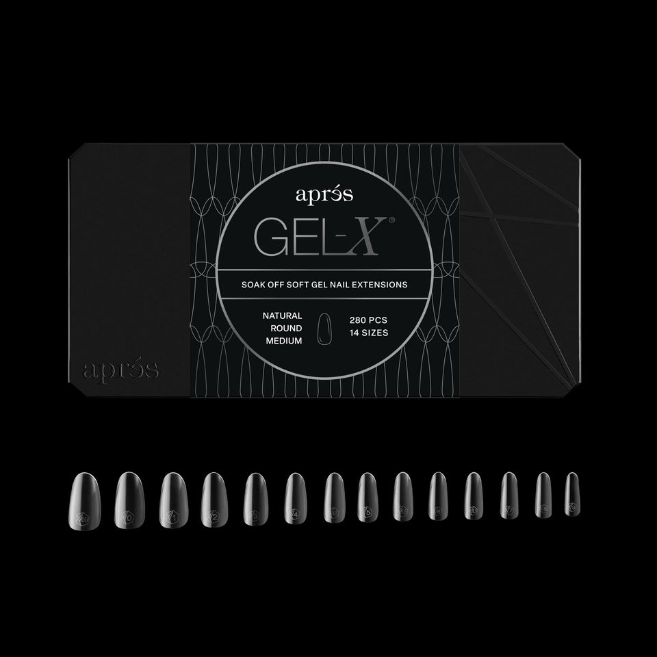 APRÉS front packaging showing 280 Gel-X tips for quick restocking