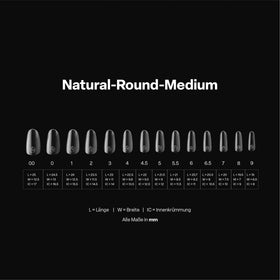 APRÉS spread of 14 sizes including half sizes for precise fit
