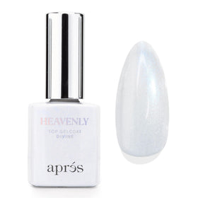 APRÉS bottle front view of Divine top gelcoat showing glossy finish benefit
