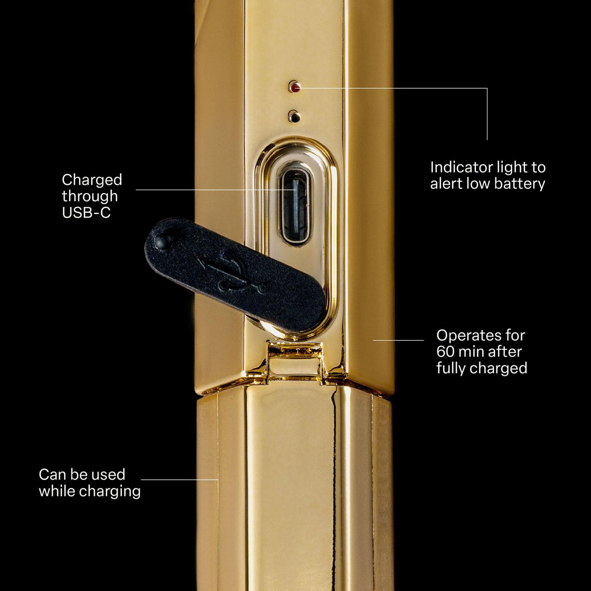 APRÉS Omni Light in handheld use curing a Gel-X tip for fast spot curing