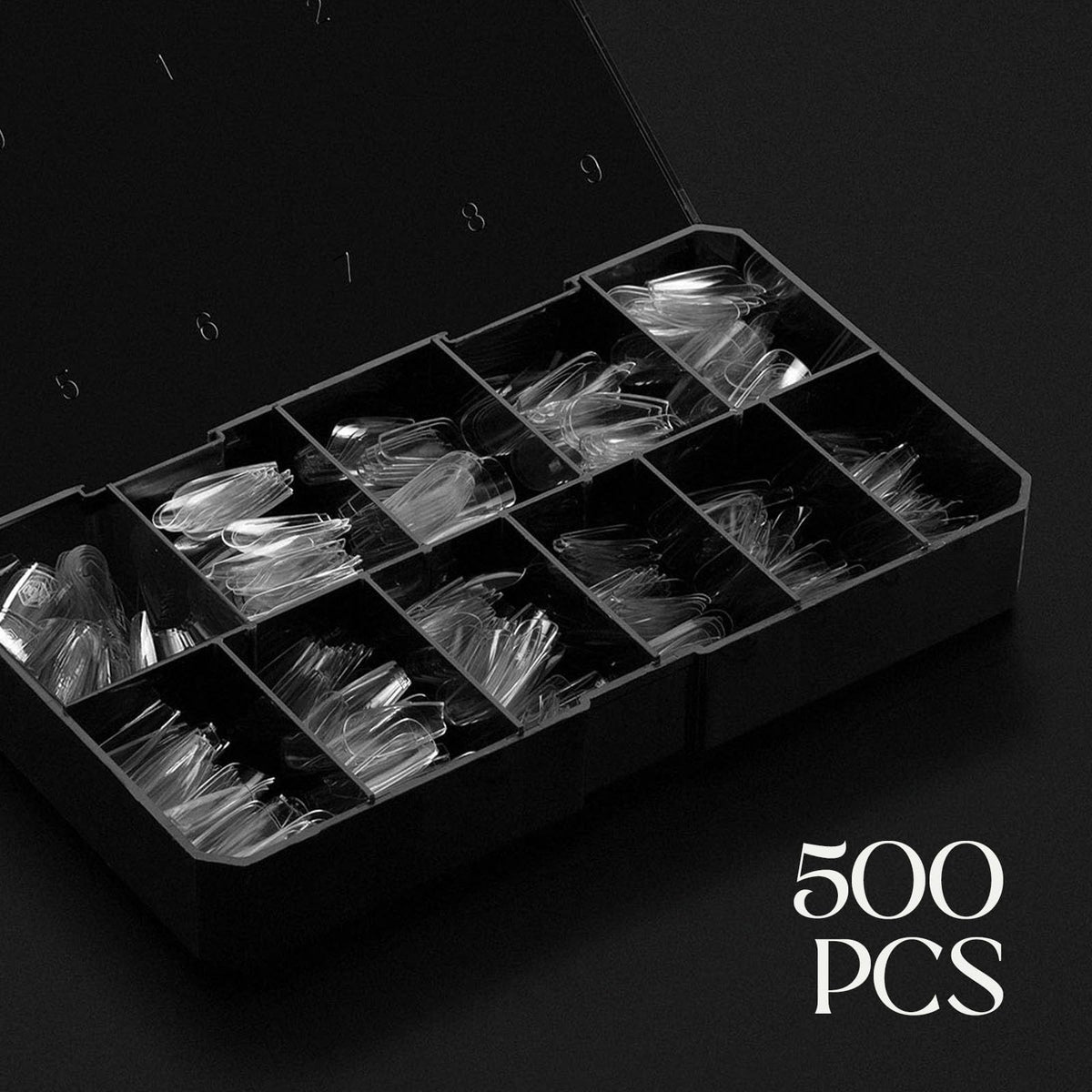 APRÉS size chart 00–9 showing variety for accurate sizing