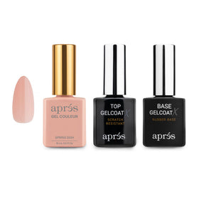 APRÉS front packaging showing trio set and Spring Sigh shade for quick identification