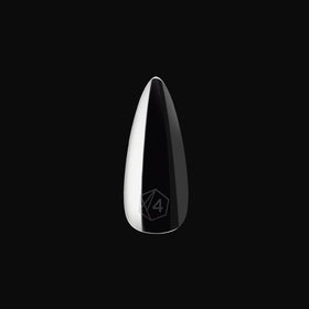 APRÉS stiletto tips beside a hand for size and scale benefit