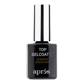 APRÉS front packaging of Top Gelcoat X showing glossy finish benefits