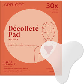 APRICOT liberté décolleté front view showing pad shape and design benefit hydration