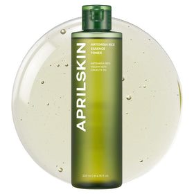 APRILSKIN front bottle view showing clean packaging and easy pouring benefit