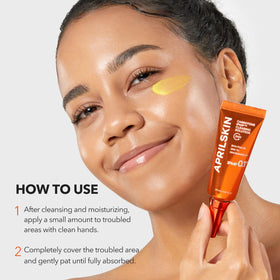 APRILSKIN award badge with product showing trusted Allure recognition benefit