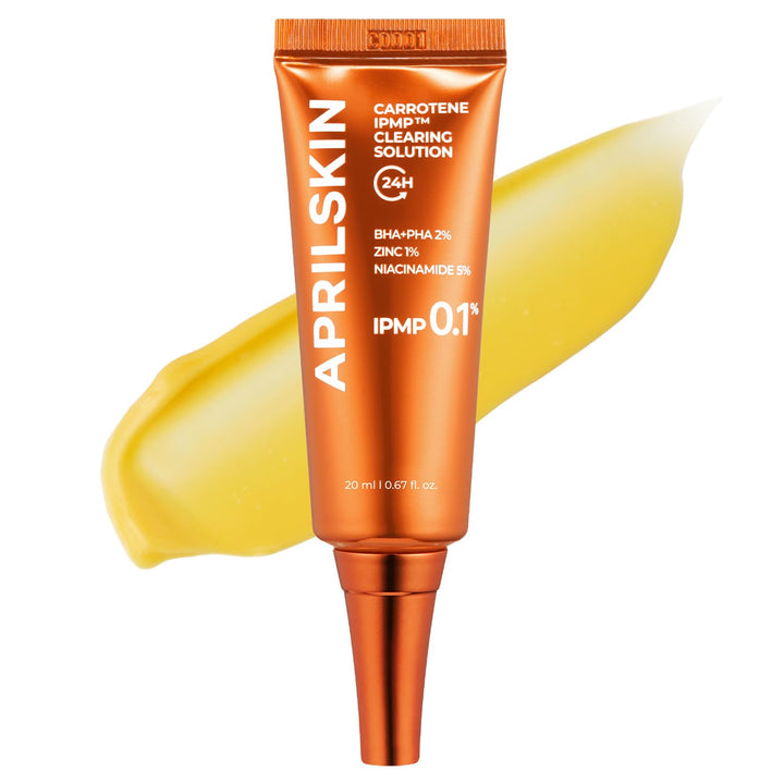 APRILSKIN front packaging showing bottle and branding for calm treatment