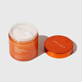 APRILSKIN label close-up showing carrot-derived ingredients and claims