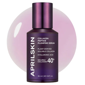 APRILSKIN front packaging showing high 40% collagen concentration and benefits